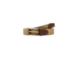 Johnnie-O Farley Mens Belts Khaki : 2XL, Cotton/Suede