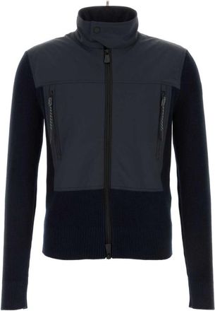 Moncler Blue Slim Fit Sweatshirt