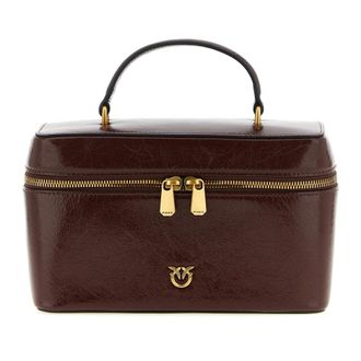 Pinko Pinko, Dames, Tassen, Bruin, Maat: ONE Size Leer