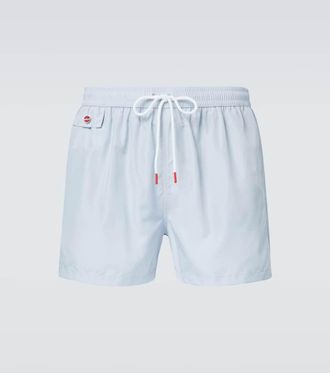 Kiton Logo swim trunks
