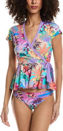 Johnny Was Wrap Tankini Top