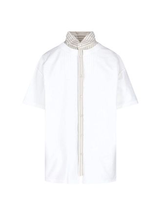 Maison Margiela Inverted Shirt - White & Beige