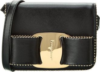 Ferragamo Mini Vara Bow Leather Crossbody