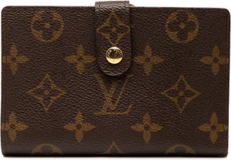 Louis Vuitton Brown Pvc Leather Wallet (Bi-Fold) (Pre-Owned)