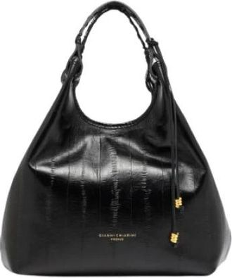 Gianni Chiarini Dua Schoudertas - Dames - Shoppers - Zwart - ONE Size - Leer - Tassen