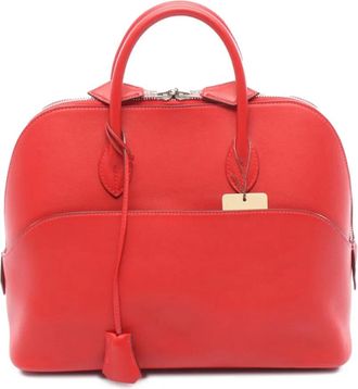 Hermès Borsa a mano Bolide in pelle Swift 1923 30 2005 - Rosso