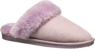 French Connection Sheepskin Scuff in Lilac at Nordstrom, Size Medium
