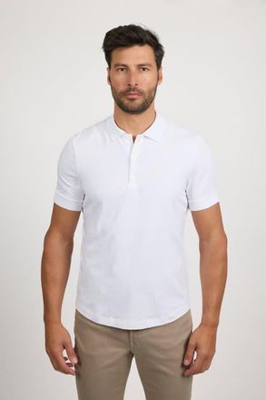 Monfrere Pierce Polo in Blanc at Nordstrom, Size Medium