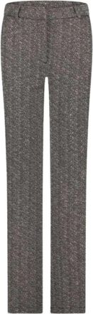 Ibana Grijze Pasetta Broek - Dames - Straight fit broeken - Grijs - 2XL - Broeken
