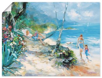 Artland Poster »Gelassenheit« Strand 1 Stk. tlg. als Leinwandbild, Poster in verschied. Grössen