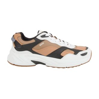 HUGO BOSS Schoenen, Heren, Beige, 44 EU, Leer, Levitt Sneaker