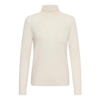Inwear Monika Turtleneck - Dames - Coltruien - Beige - S - Wol - Truien & Vesten