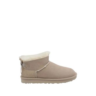 UGG Ultra Mini Bailey Bow Boot - Dames - Schoenen - Beige - Maat: 35 EU Su&egrave;de