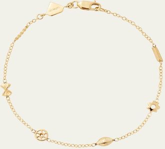 Alison Lou 14K Yellow Gold Mini Pasta By the Yard Bracelet