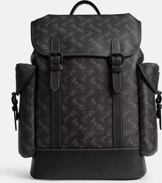 Coach Horse and Carriage Print Hitch Backpack