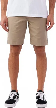 O'Neill Jay Stretch Chino 20 Shorts In Khaki