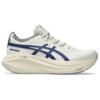 Asics Mens ASICS GEL-Nimbus 27 ATC - Running Shoes - Birch / Indigo Blue Size 10.0