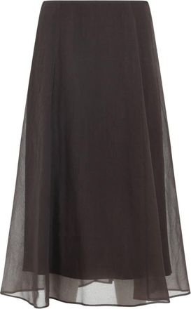 Brunello Cucinelli Mujer, Faldas, Marrón, Talla: M