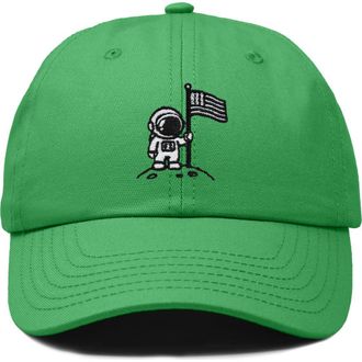 Dalix Moon Mission Dad Cap in Kelly Green at Nordstrom