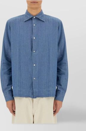 Aspesi regular fit west shirt with long sleeves