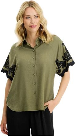 In Front Mujer, Blusas y Camisas, Verde, Talla: XL