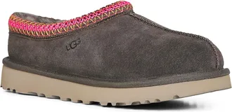 UGG Womens Dense Smoke Tasman Ii Mules Grey Leather Sandal