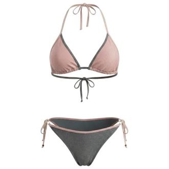 Banana Moon Mundoioka Glitterwave Bikini f&uuml;r Damen | grau