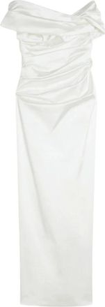 Max Mara Kleedjes, Dames, Wit, M, Gowns