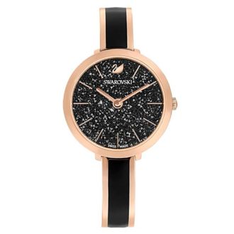 Swarovski Crystalline Delight Quartz BlackDial Ladies Watch 5580530