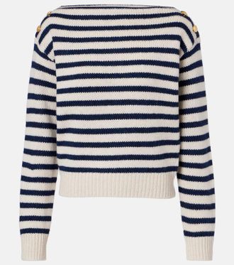 Nili Lotan Tandy striped cashmere sweater