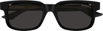 Montblanc Occhiali da sole squadrati - Nero