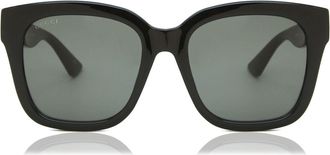 Gucci GG1338SK Asian Fit 001 Womens Sunglasses Black Size 54 - Free RX Lenses - Free RX Lenses