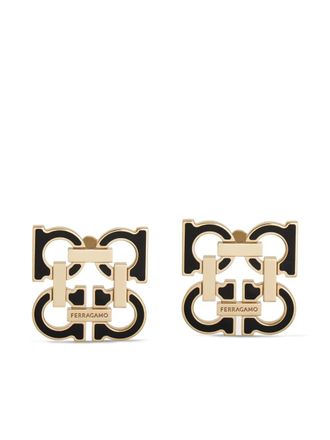 Ferragamo Four Gancini earrings - Gold
