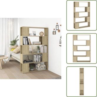 vidaXL The Living Store Libreria/Divisorio Rovere Sonoma 100x24x155 cm in Truciolato - Divisorio