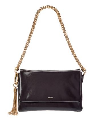 Jimmy Choo London Callie Flap Leather Shoulder Bag