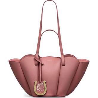 Radley London x Kentucky Derby Lily Small Leather Tote in Sienna Pink at Nordstrom Rack