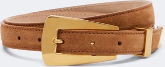 Khaite Cintura Lucca in suede