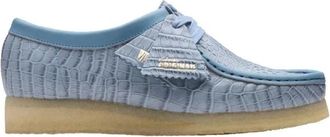 Clarks Wallabee - Heren - Veterschoenen - Blauw - 36 EU - Su&egrave;de - Schoenen