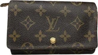 Louis Vuitton Pre-owned Wallets, female, Brown, Size: ONE SIZE Pre-owned Leather Wallet
