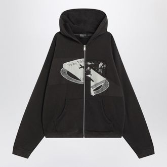 Enfants Riches Deprimes Holy Bible Assemblage Black Vintage Effect Sweatshirt