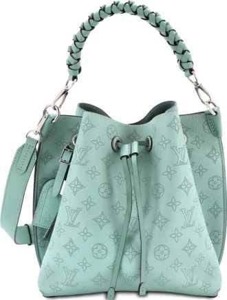 Louis Vuitton Muria Mahina Leather bucket bag - Blauw