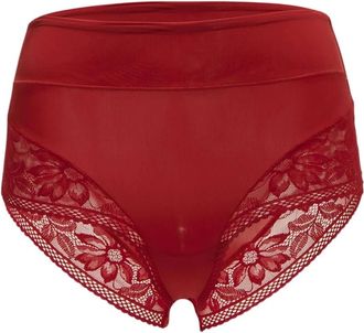 Wolford Slip vita alta in pizzo - - Underwear - Donna - Rosso - S