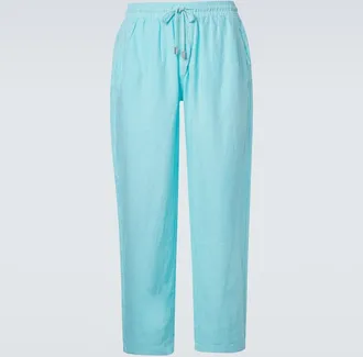 Vilebrequin Linen wide-leg pants