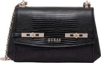 Guess Dames, Tassen, Zwart, Maat: ONE Size Leer