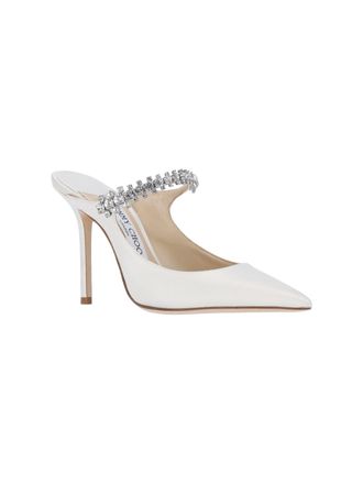 Jimmy Choo London Womens With Heel White Outer: Textile High Shoes
