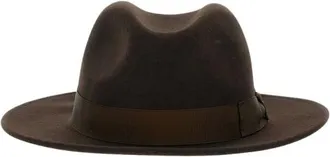 Borsalino Accessoires, Heren, Bruin, 58 CM, Wol, Macho Wollen Vilthoed