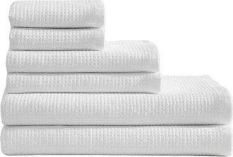 Calvin Klein Eternity Cotton Waffle 6Pc Towel Set