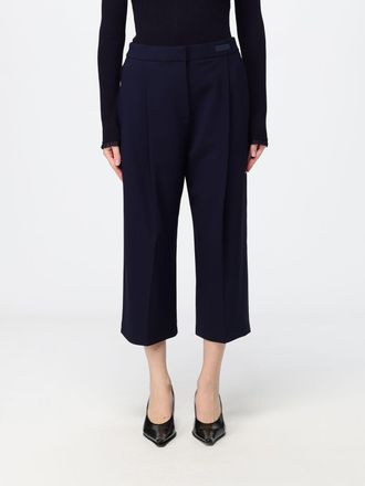 Elisabetta Franchi Mid-Rise Cropped Cr&ecirc;pe Trousers