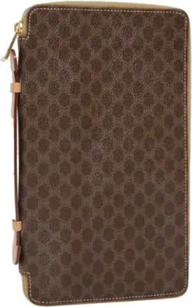 Celine Pre-owned Clutches, female, Brown, Size: ONE SIZE Pre-owned Leather Clutch