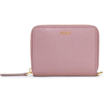 Tumi Trifold Leather Zip Wallet in Pearl Pink at Nordstrom Rack
